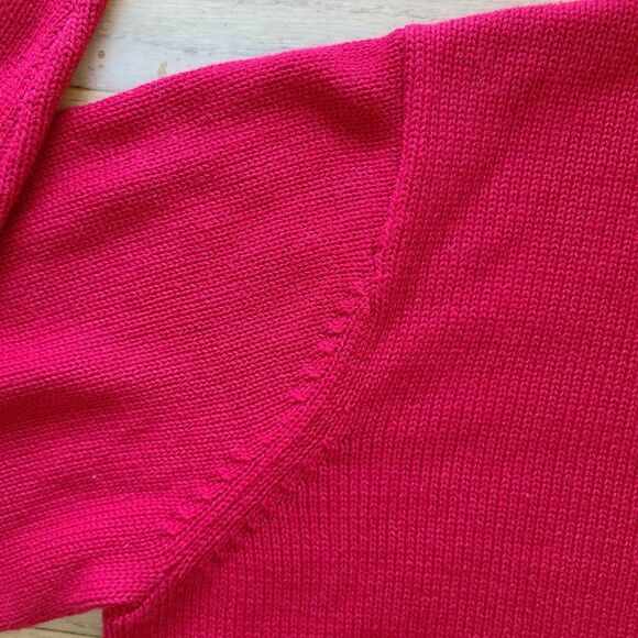 Chaps Men's Red Long Sleeves Crewneck Pullover Sweater Size Large Tall LT Logo - Picture 5 of 16